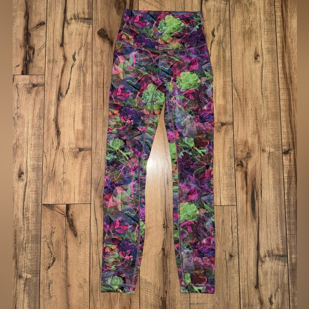 Floral Lululemon leggings